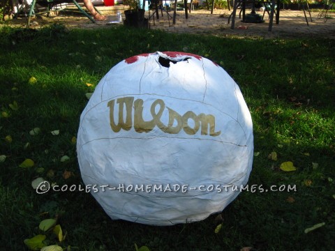 Wilson the Volleyball Paper Mache Costume