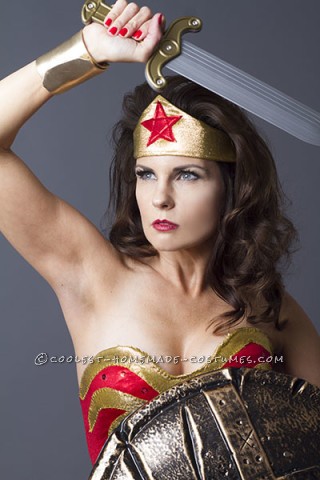 Sexy Wonder Woman Costume - Pin Up Style