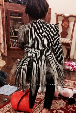 Homemade Jack Skellington Toddler Costume