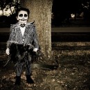 Homemade Jack Skellington Toddler Costume