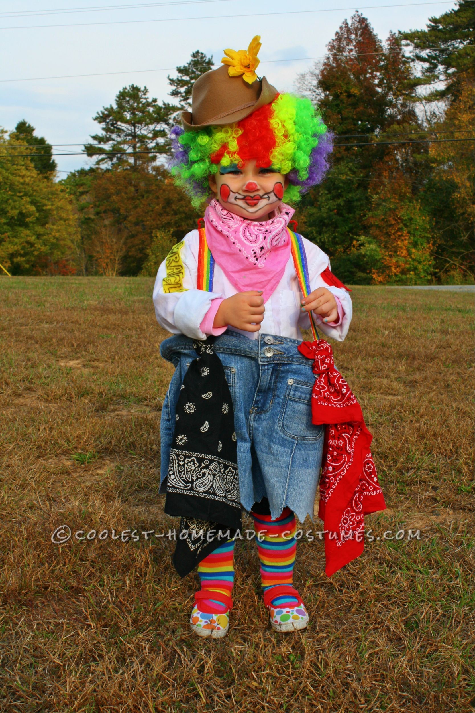 Cute Rodeo Clown Costume for 2-Year-Old