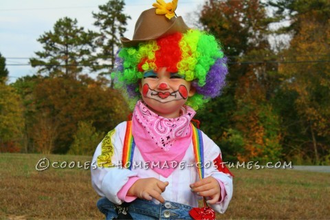 Cute Rodeo Clown Costume for 2-Year-Old