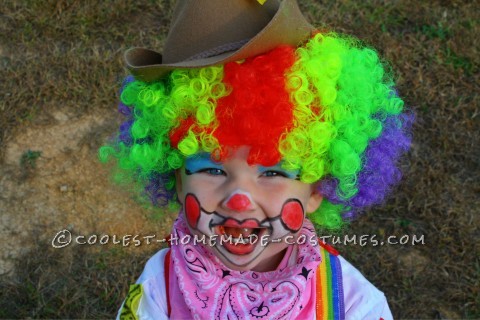 Cute Rodeo Clown Costume for 2-Year-Old