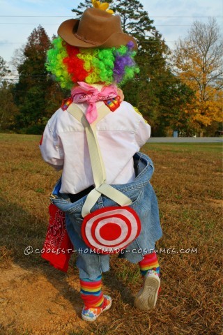 Cute Rodeo Clown Costume for 2-Year-Old