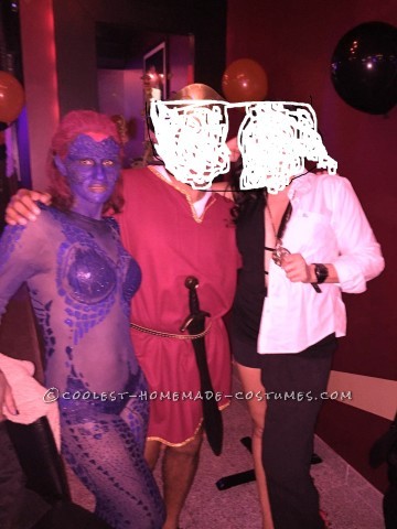 Homemade 3-Day Mystique Costume