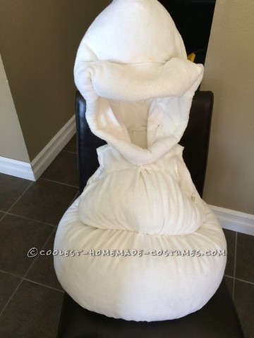 Coolest Homemade Toddler Olaf Snowman Costume