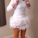 Homemade Chicken Costume for a 6 Foot Woman