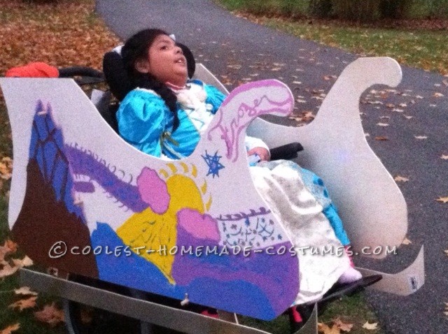 9-year-old Girl's Wheelchair Becomes a Princesse's Chariot