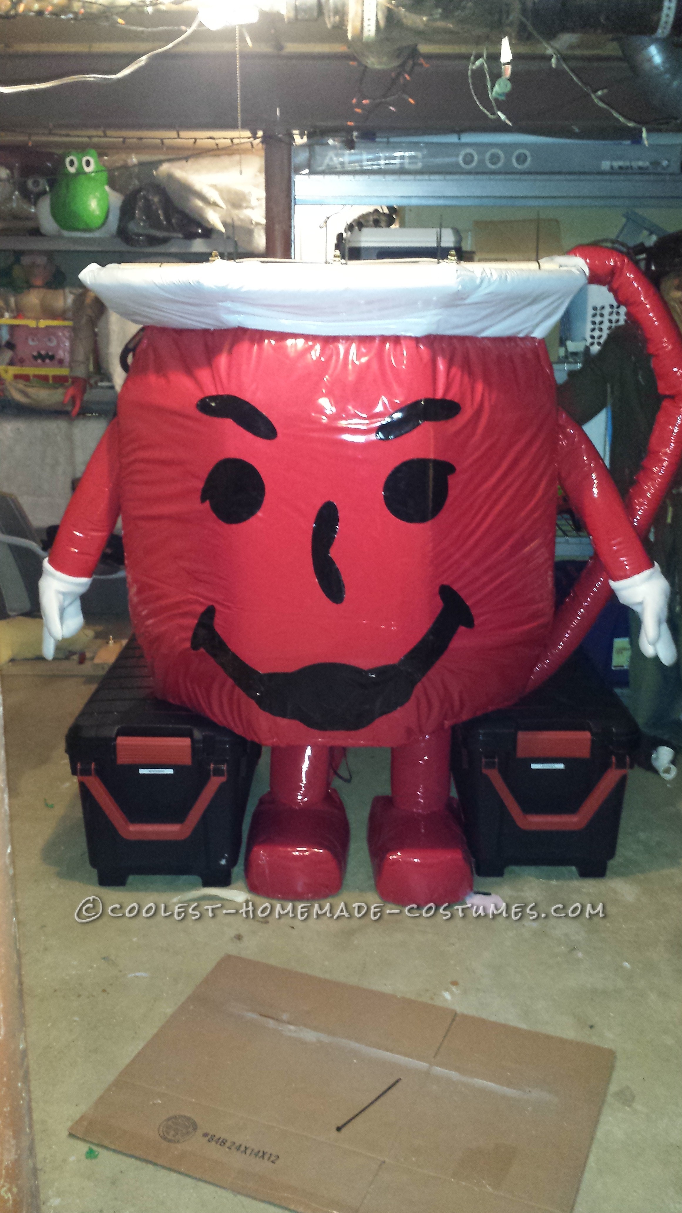 Extreme Huge Kool-Aid Man Homemade Costume!