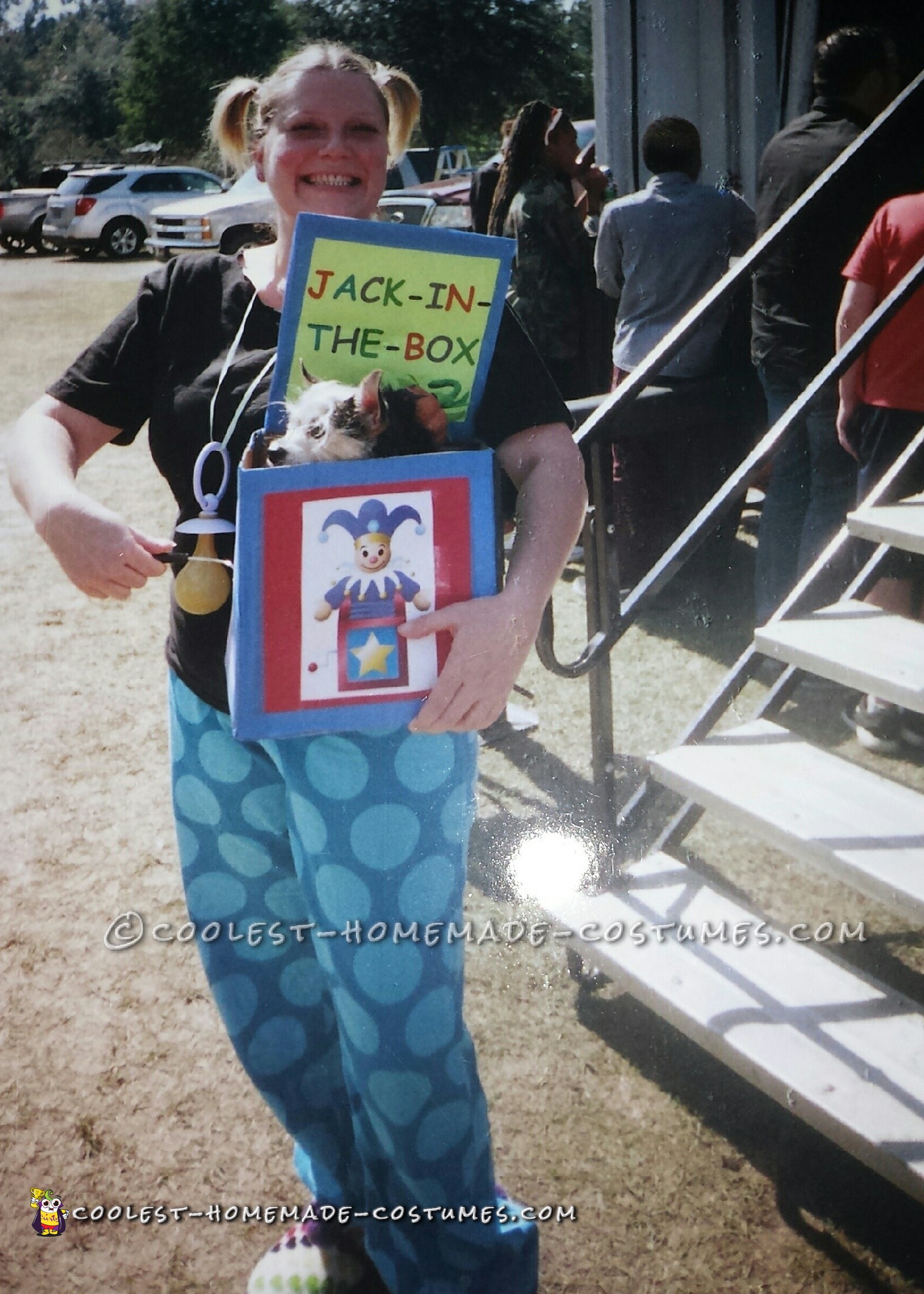 40 Year Old Toddler and Toy Jack-in-the-Box Costume