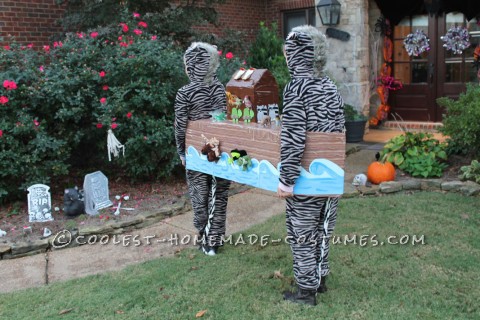 Cool Couple Costume Idea: Zebras in Noah's Ark