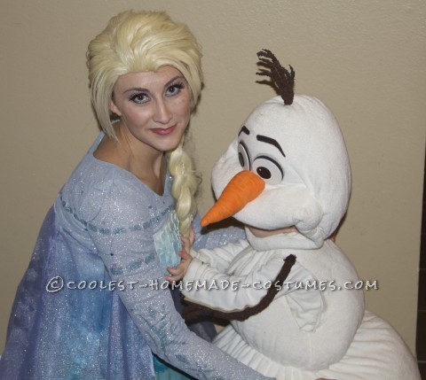 Authentic Frozen Family Costume - Elsa, Olaf, and Kristoff