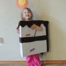 Super Cute Last Minute Piece of Cake Toddler Costume