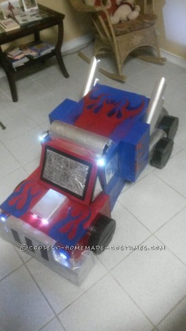 Best Cardboard Transformers Optimus Prime Costume