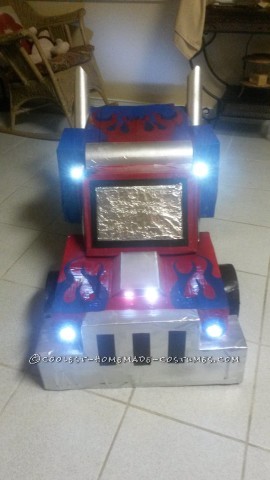 Best Cardboard Transformers Optimus Prime Costume