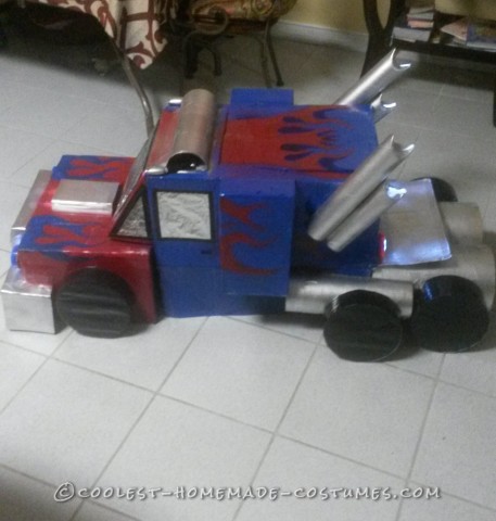 Best Cardboard Transformers Optimus Prime Costume