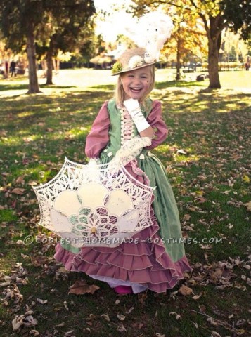 Beautiful Marie Antoinette Costume for a 5-year old Girl
