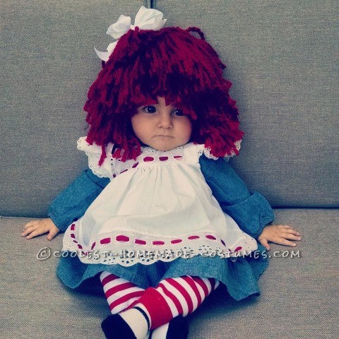 Adorable Raggedy Ann Baby Costume