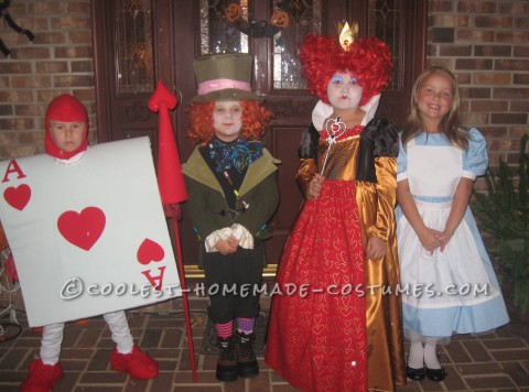 Coolest Quadruplet Alice in Wonderland Costumes