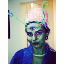 Cool 3-Eyed Alien Warrior Princess Costume