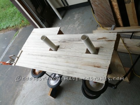 All Wooden Pirate Ship Wagon for Toddler