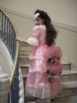 Child's Christine Daae Masquerade Costume from Phantom of the Opera