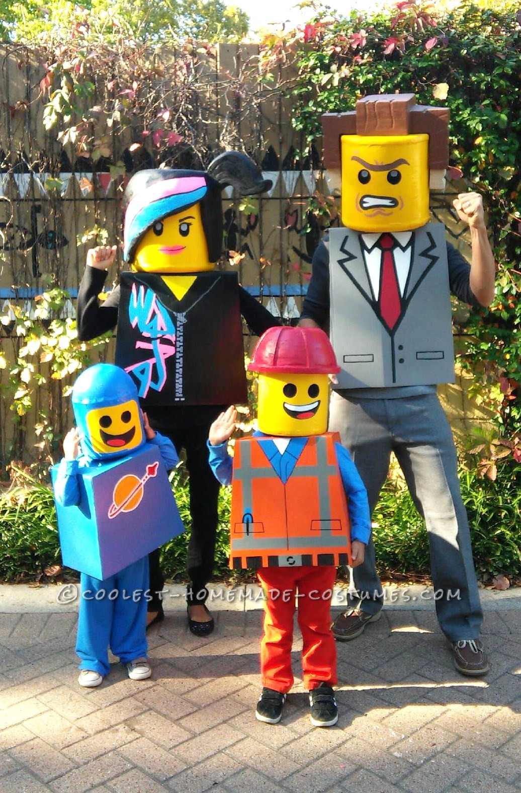 Amazing Family Themed Lego Movie Costumes!