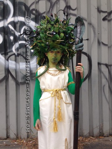 Amazing Medusa Costume and Makeup