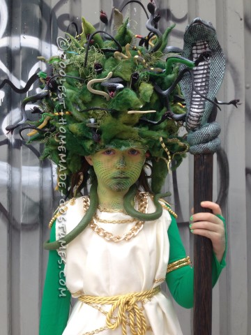 Amazing Medusa Costume And Makeup