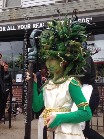 Amazing Medusa Costume and Makeup