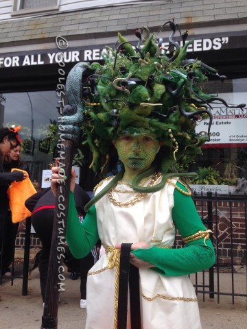 Amazing Medusa Costume and Makeup