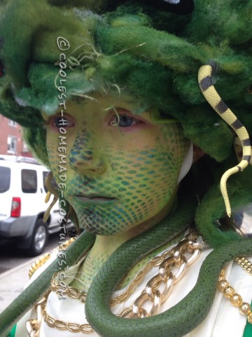 Amazing Medusa Costume and Makeup