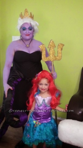 Cool Homemade Ursula Adult Costume