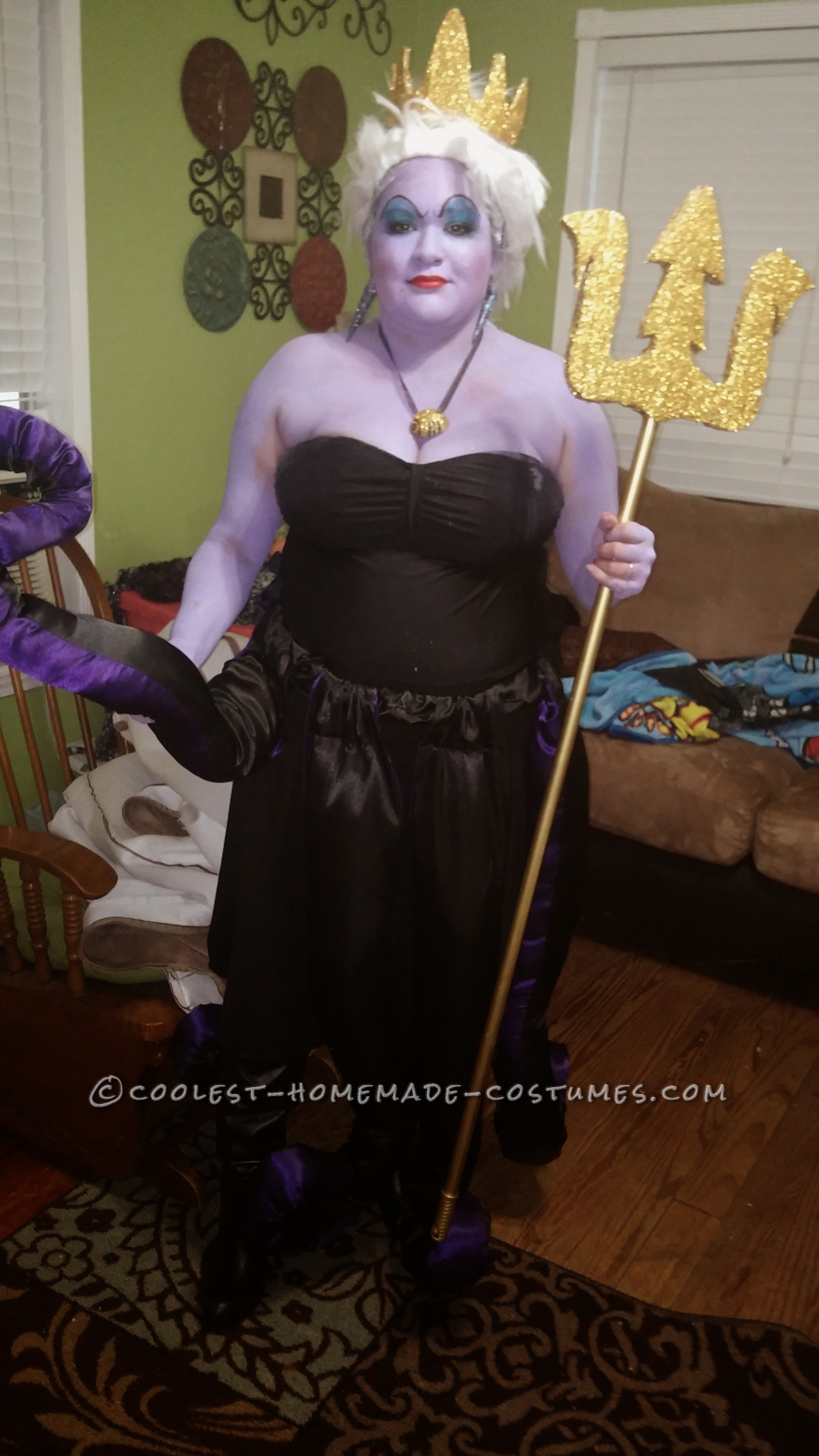 Cool Homemade Ursula Adult Costume