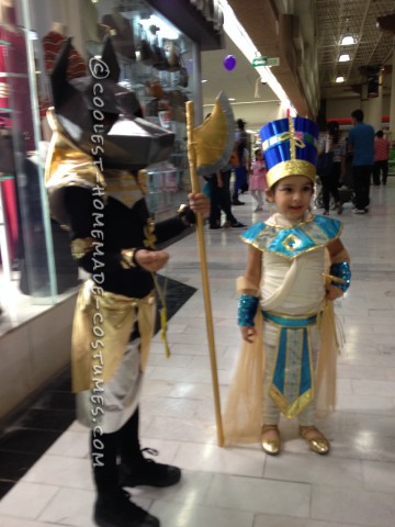 Egyptian Anubis and Nefertiti Couple Costume