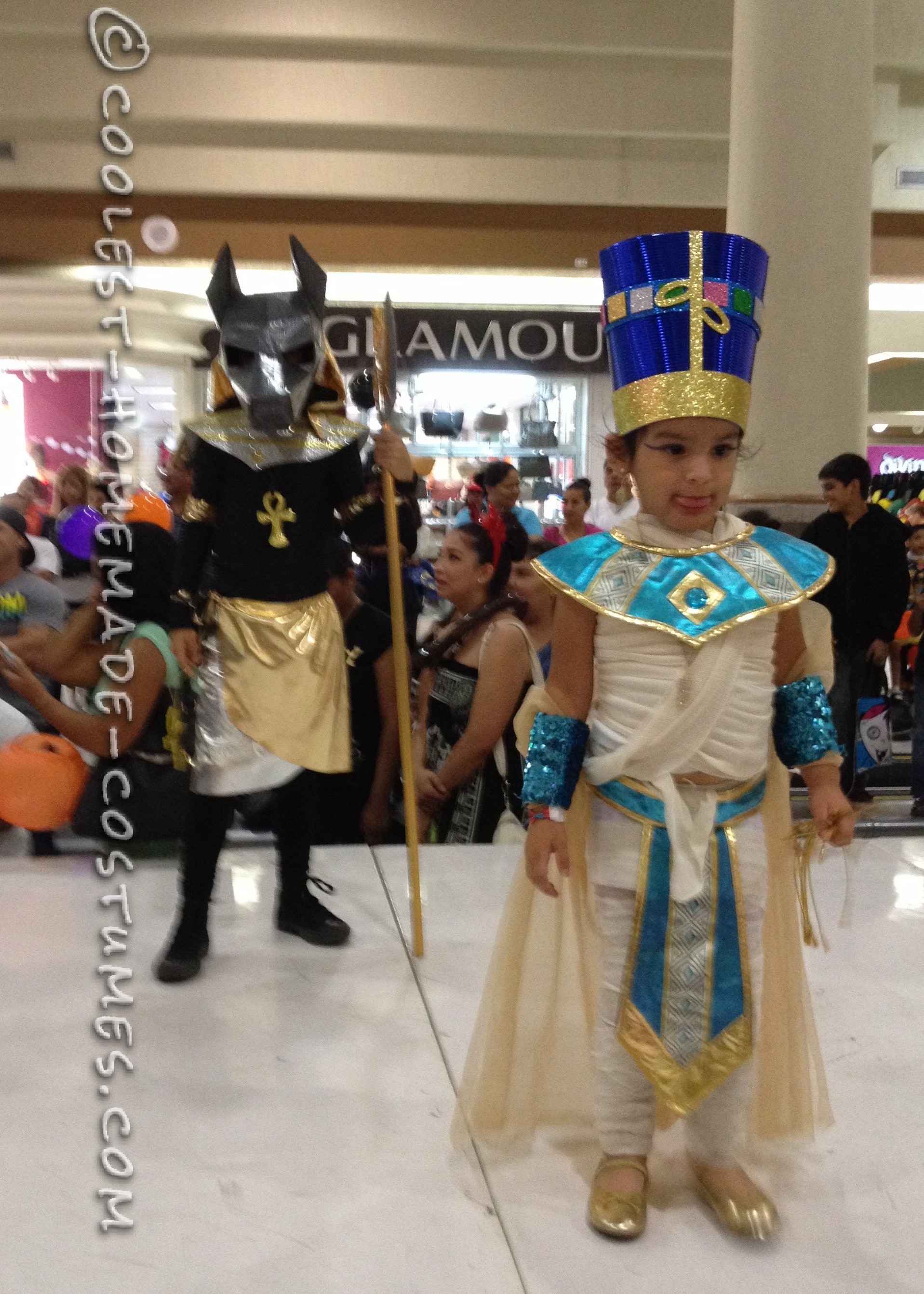 Egyptian Anubis and Nefertiti Couple Costume