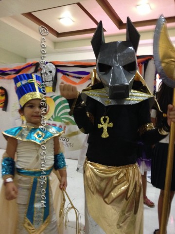 Egyptian Anubis and Nefertiti Couple Costume
