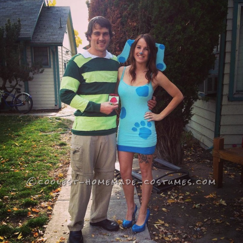 Cutest Blue's Clues Costume for a Couple