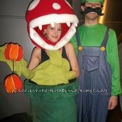 Awesome Woman's Super Mario Piranha Flower Costume