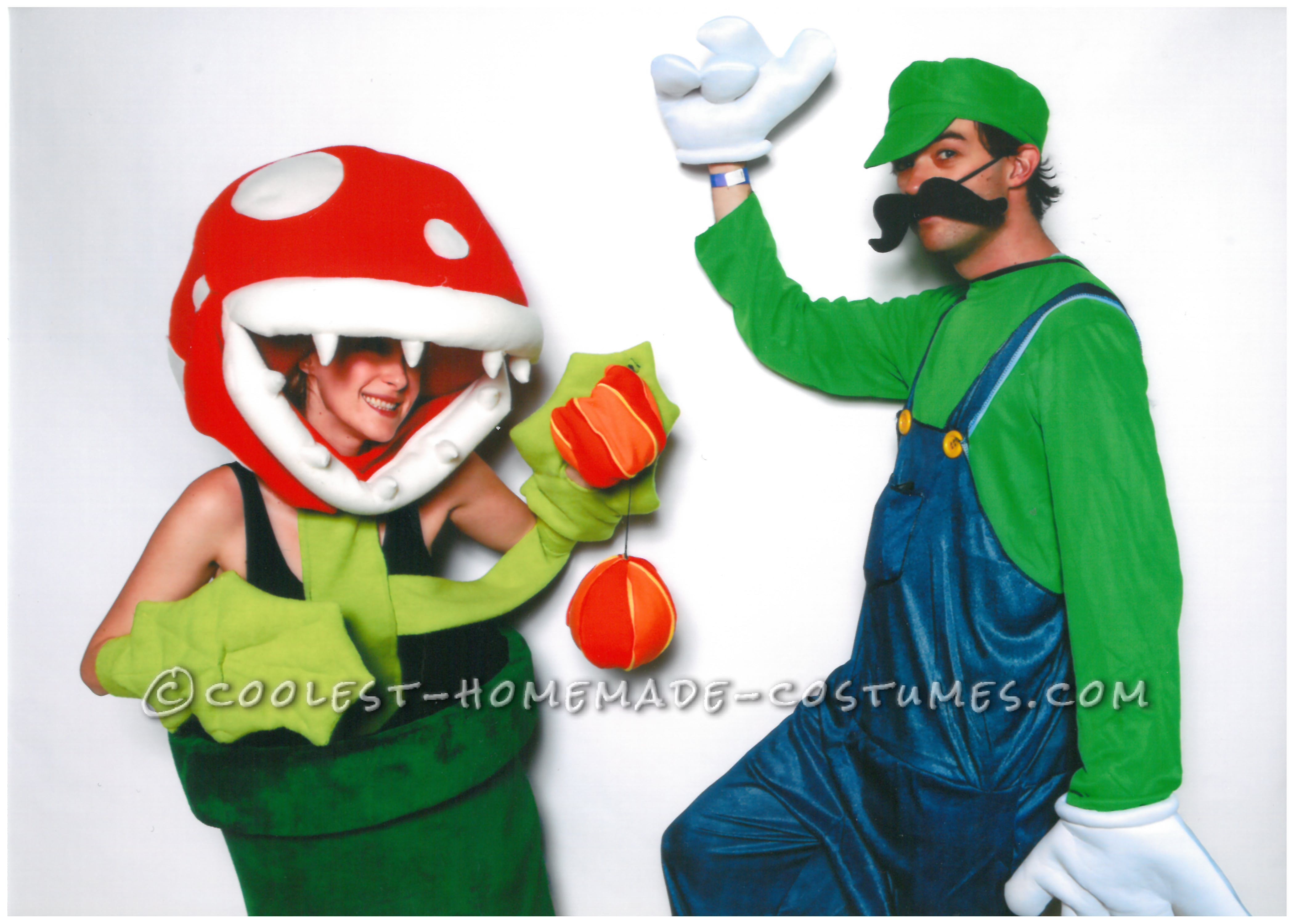 Awesome Woman's Super Mario Piranha Flower Costume