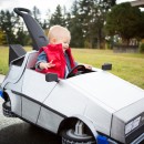 Marty McFly and his Delorean Push Car Toddler Costume