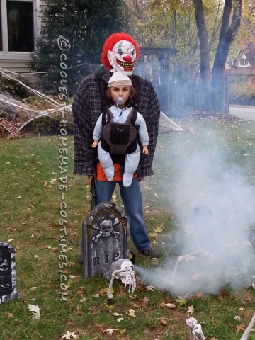 Optical Illusion Baby Snatcher Costume for a Boy