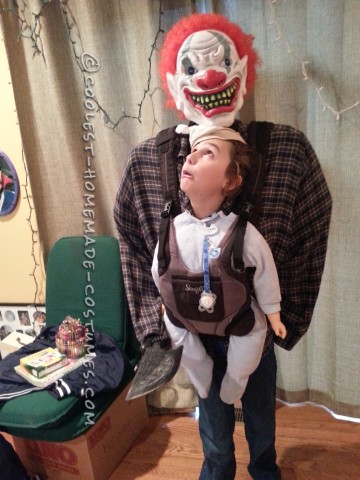 Optical Illusion Baby Snatcher Costume for a Boy