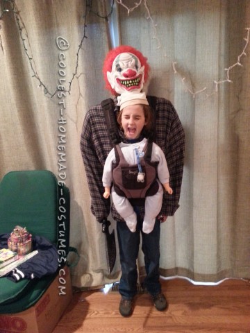 Optical Illusion Baby Snatcher Costume for a Boy