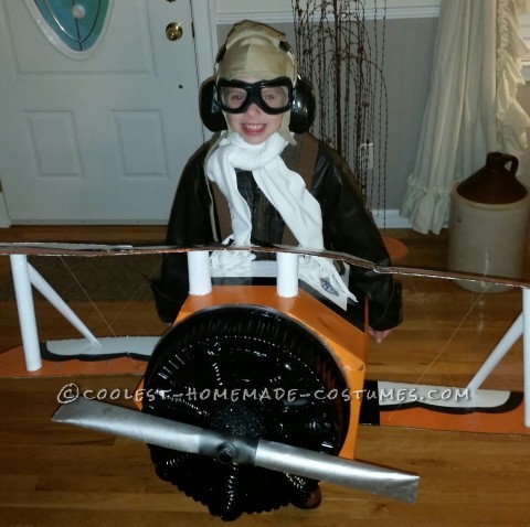 Barnstormer Nick and His Biplane Ace Costume