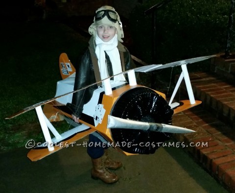 Barnstormer Nick and His Biplane Ace Costume