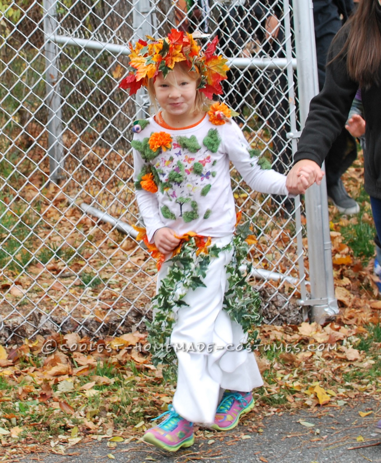 Beautiful 5 Year Old Mother Nature Costume