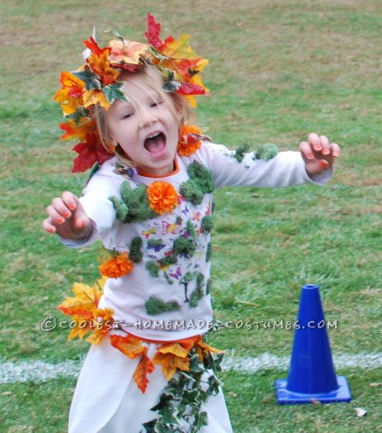 Beautiful 5 Year Old Mother Nature Costume
