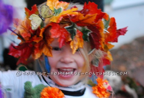 Beautiful 5 Year Old Mother Nature Costume