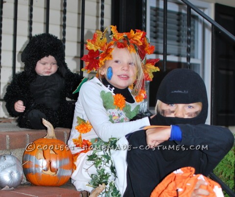 Beautiful 5 Year Old Mother Nature Costume